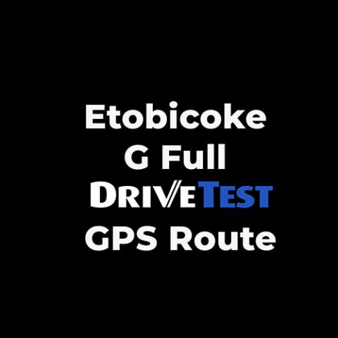 Etobicoke G Full Drive Test – GPS Route