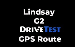 Lindsay G2 Drive Test - GPS Route